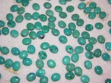 Turquoise cabochons 12x10MM oval 12 cabs per lot picture