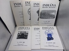 17 Vintage Issues of INDIANA HISTORY BULLETIN 1965-1966 picture