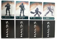 Halo 5 Collectible Metal Trading Cards - Complete Set - MINT Ships FAST. picture