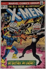 The X-Men #97 My Brother My Enemy Vintage Marvel Comics Group Book February 1976 picture