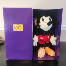 Vintage 1993 Disney Mickey Mouse Stuffed Plush 75 Years of Love and Laughter VTG picture