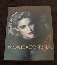 MADONNA 1986 WB ad for #1 hit 