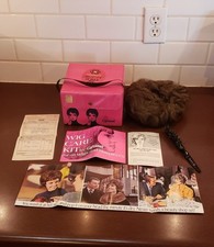 Vintage Carousel Wig Case, Wig and Fun Pamphlets Receipt Date 1972 Think Twiggy picture
