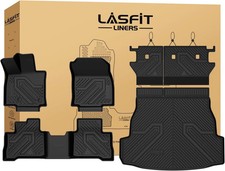 LASFIT Floor Mats & Trunk Mat & Backrest Mat for Toyota RAV4 2026 Hybrid (Not Fi picture