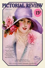 Pictorial Review (1925) Magazine Cover Poster - 24x36” 🌹 Rare Reprint 200gsm picture