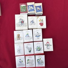 hallmark keepsake ornaments Cool Decades Frosty Fun Decades Lot Of 16 picture