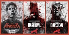 TELEVISION VARIANT SET (3) PUNISHER 3 2nd print DAREDEVIL 3 & 4 1st print MARVEL picture