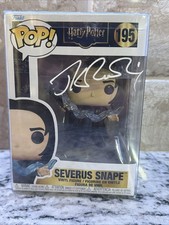 RARE JK ROWLING SIGNED Funko Pop Harry Potter - Severus Snape #195 Hologram COA picture