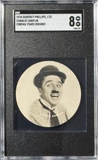 1924 Godfrey Phillips Charlie Chaplin Cinema Stars Circular SGC 8 picture