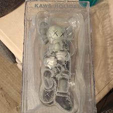 KAWS KAWS:HOLIDAY Singapore Companion Figurine Gray/White Baby Boxed 11in picture