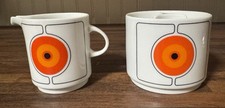 Vintage Eclipse By Thomas Rosenthal Sun Creamer & Sugar Bowl Set Germany picture