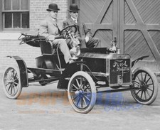 HENRY FORD and DAVID GRAY Glossy 8x10 Photo Model N Print Inventor Motor Company picture