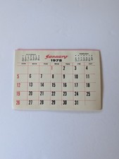 Vintage 1975 Calendar Rare UNBRANDED 4