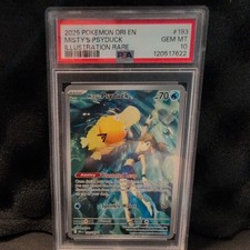 PSA 10 Misty's Psyduck #193/182 IR - Destined Rivals Pokémon picture