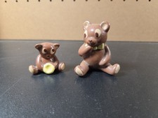 HTF Hagen Renaker Bears Papa, Baby 1949-1950 picture