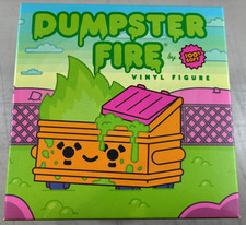 New NIB 100% Soft Dumpster Fire Toxic Waste Radioactive Orange Discord Exclusive picture