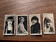 1926Lambert & Butler Popular Film Stars Tobacco Cards Lot of 4 Blythe/Swanson picture