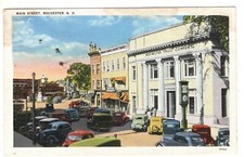Main Street Rochester New Hampshire Postcard NH picture