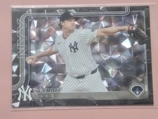 2025 Topps Series 1 Gerrit Cole Black Diamante Refractor /10 NY Yankees picture