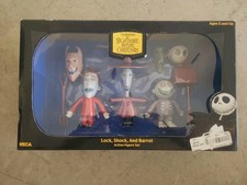 NECA The Nightmare Before Christmas Lock Shock And Barrel Action Figure Set 2004 picture