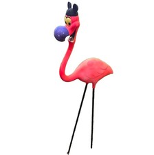 Disney Parks Yard Art Pink Flamingo Mickey Ears Rare Collectible Garden Decor picture