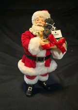 2008 Rare Department 56 - Possible Dreams Clothtique Santa Figurine - Puppy Love picture