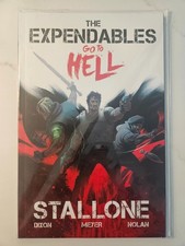 The Expendables Go to Hell rare comic variant Stallone Chuck Dixon Meyer Nolan picture