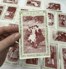 RPPC 26 Bamforth 1910 Sentimental Lovers Valentine Romantic POSTCARDS Victorian picture