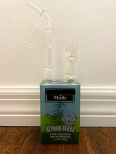9” Premium Glass Water Pipe Juice Box Minute Maid Spoof picture
