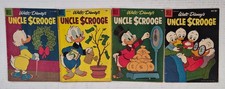 Uncle Scrooge Lot (4) #16, 18, 20, 25 VG+ G Dell 1957-59 Carl Barks Silver Age  picture