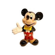 Vintage Disney Mickey Mouse Large Ceramic Collectable Ornament Japan WDW Parks picture