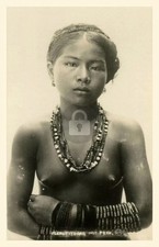 Philippines Igorot Bontac Woman 1 1920s RPPC Photo Postcard COPY picture