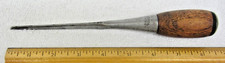 Vtg 1920s Stanley Everlast Chisel Perfect Wood Handle UNUSUAL 1/8