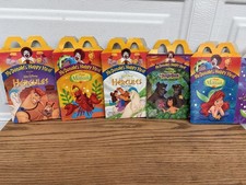 Vintage 1997-1998 McDonald's Disney Happy Meal Boxes lot picture