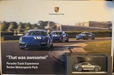 1:43 Minichamps Porsche 911 Carrera S Barber MOTORSPORTS Park Poster LOT picture