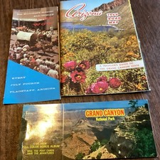 Vintage Arizona Grand Canyon Flagstaff Petrified Forest Brochures lot picture