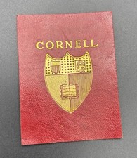 c1910 Cornell University Tobacco Leather College Seal Cigarette Premium Antique picture