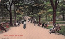 Postcard Vintage(1) MA,Boston Common/All dressed up for stroll & relaxation 967 picture
