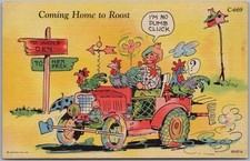 c1940s RAY WALTERS Comic Postcard