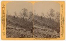 CIVIL WAR STEREOVIEW - Kansas City Cyclorama - Battle Missionary Ridge - Bennett picture