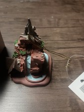 HTF 1999 Disneyland Ride Attractions #4 SPLASH MOUNTAIN Christmas Ornament TAGS picture