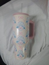 NEW Disney Parks 2026 Cinderella Castle Bow Magic Kingdom Metal Tumbler Cup 44oz picture