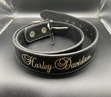 Vintage Harley Davidson Leather Belt, Made in USA picture