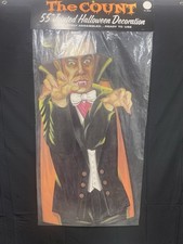 1970's Jointed  The Count  Vampire Dracula  Cardboard  55 inch picture