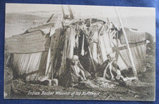 1908 Indian Basket Weavers of the Northwest Postcard Used in Oregon picture