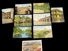 Vintage 1920's-1930's New Orleans Postcards Courtyard St. Louis Cemetery & Corn  picture