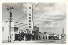 Vintage RPPC Dishman WA Theater Street Scene Joan of Ozarks 1940s Postcard picture