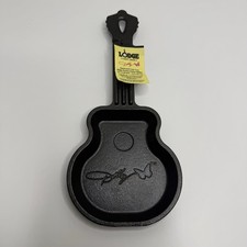 Lodge Dolly Parton Rockstar Guitar Mini Cast Iron Skillet 4.5” F4917 New picture