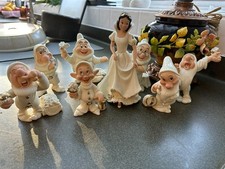 Rare Lenox Disney Showcase Collection Snow White's  Seven Dwarfs picture