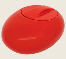 CHACOM CERAMIC PIPE TOBACCO JAR / RED, NEW IN BOX picture
